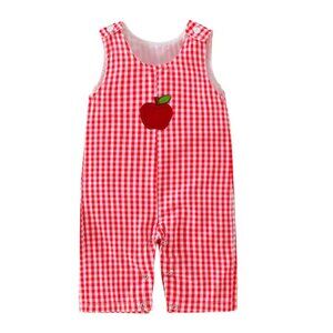 Apple Picking Romper Birthday Apple Clothes Apple Outfit Apple Dress School